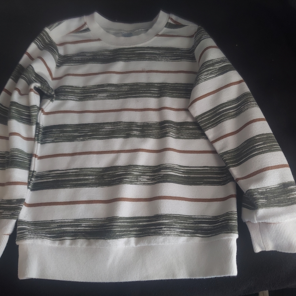 Carter's White Toddler Crewneck Sweater- Size 5T
